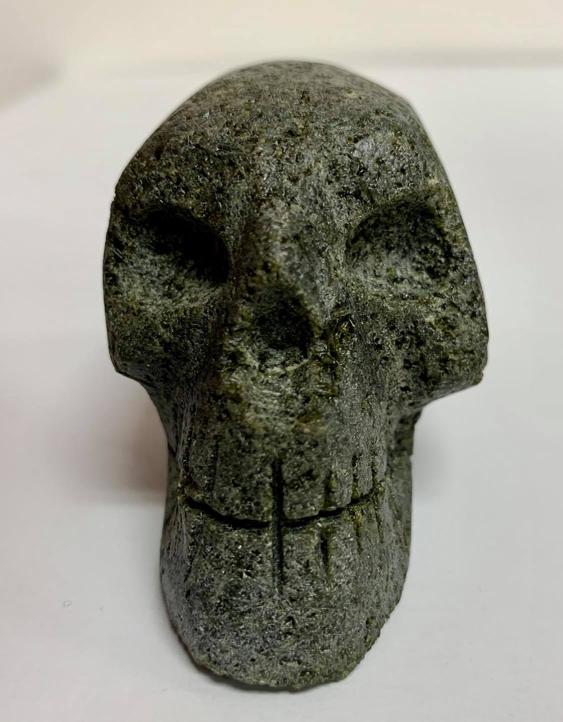 Epidote Skull