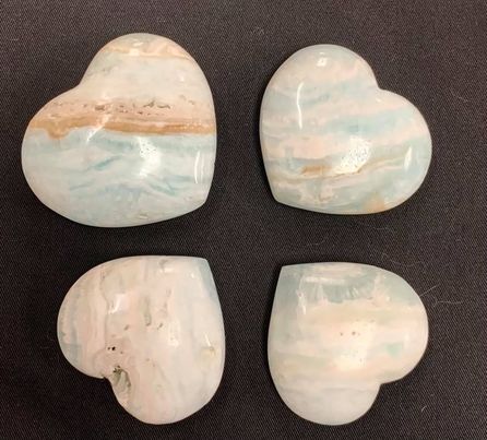 Caribbean Calcite Heart