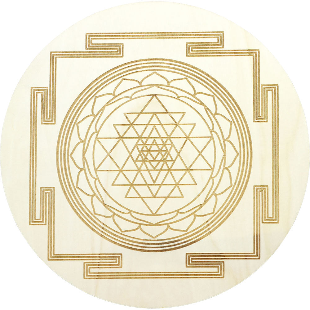 Sri Yantra Crystal Grid