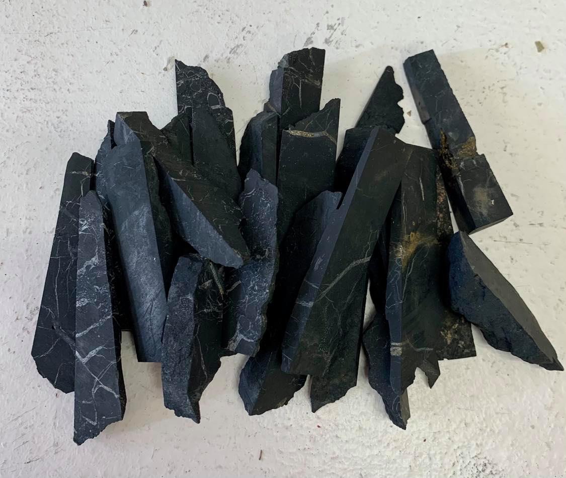 Rough Shungite Shards (Medium)
