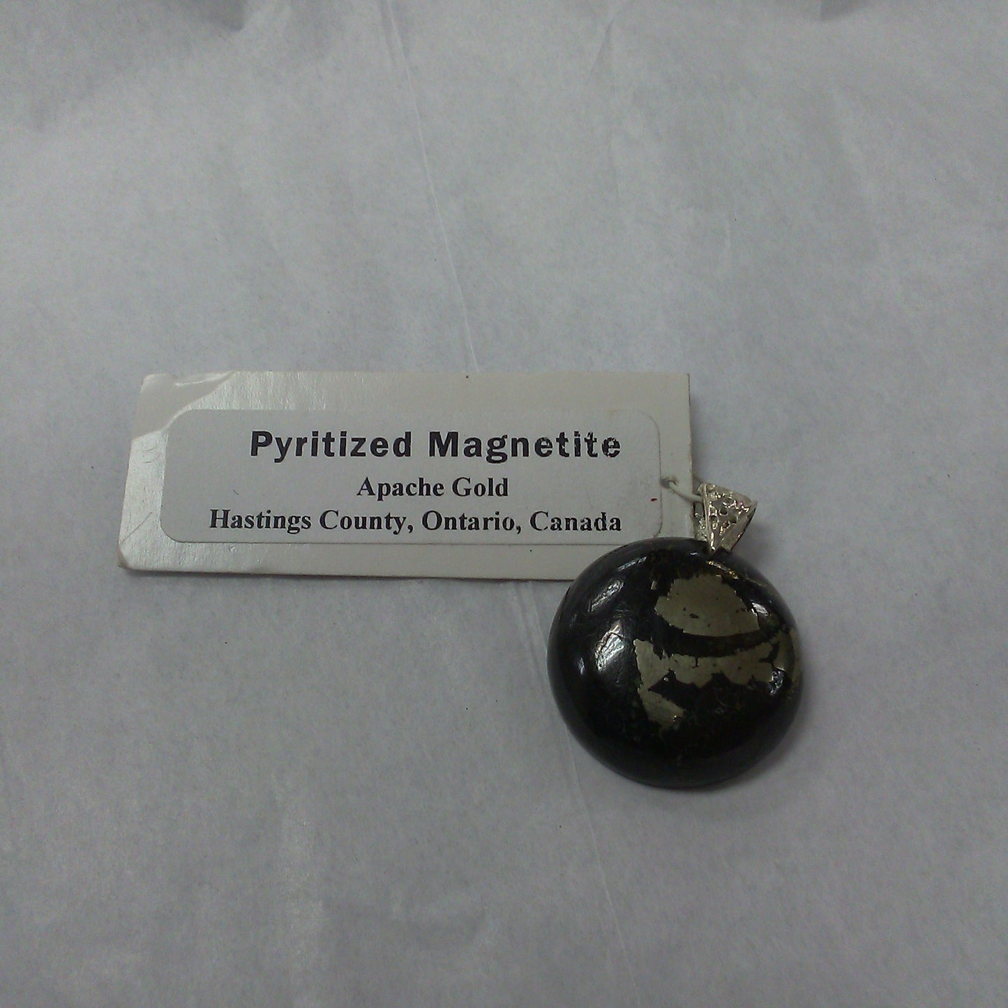 Pyritized Magnetite pendant