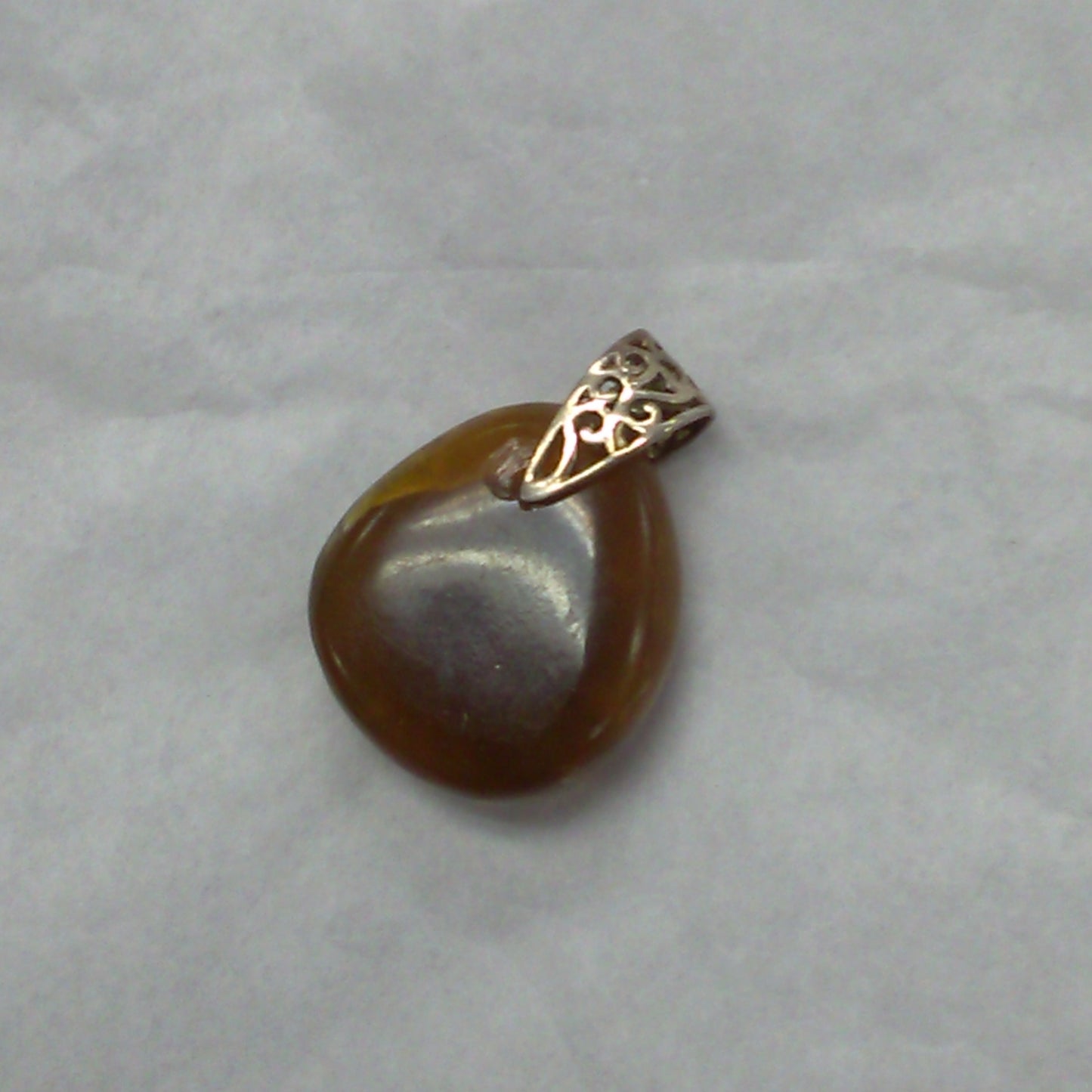 Polished Amber Pendant
