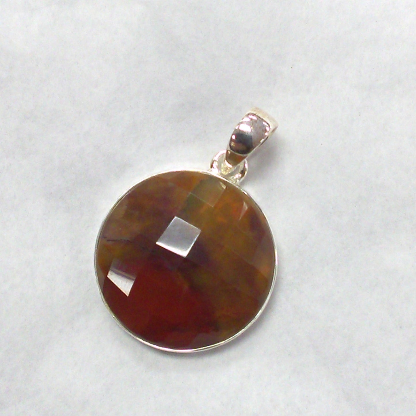 Round Mookite Pendant