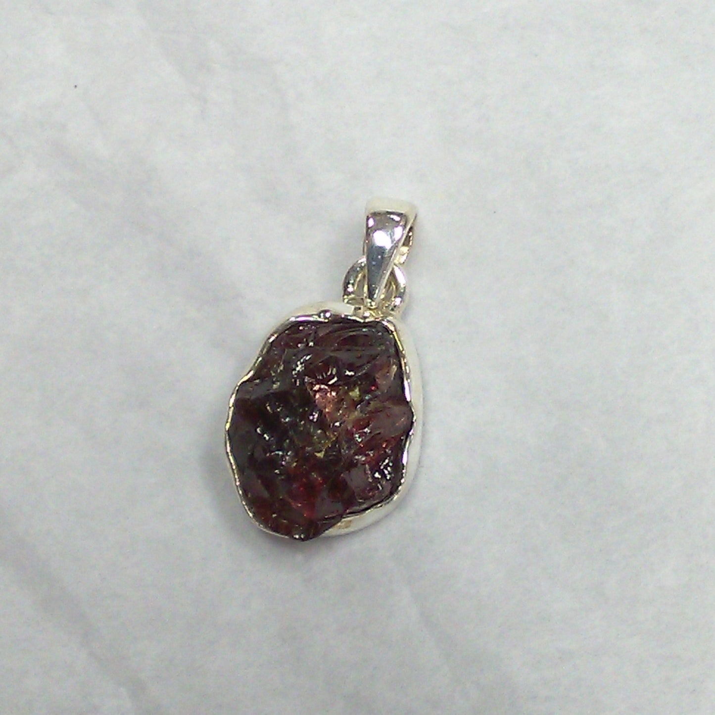 Rough Garnet Pendant