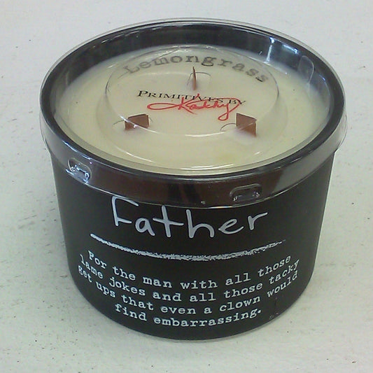 Soy candle, Father saying, 20 hr burn time