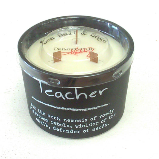 Soy candle, Teacher saying, 20 hr burn time