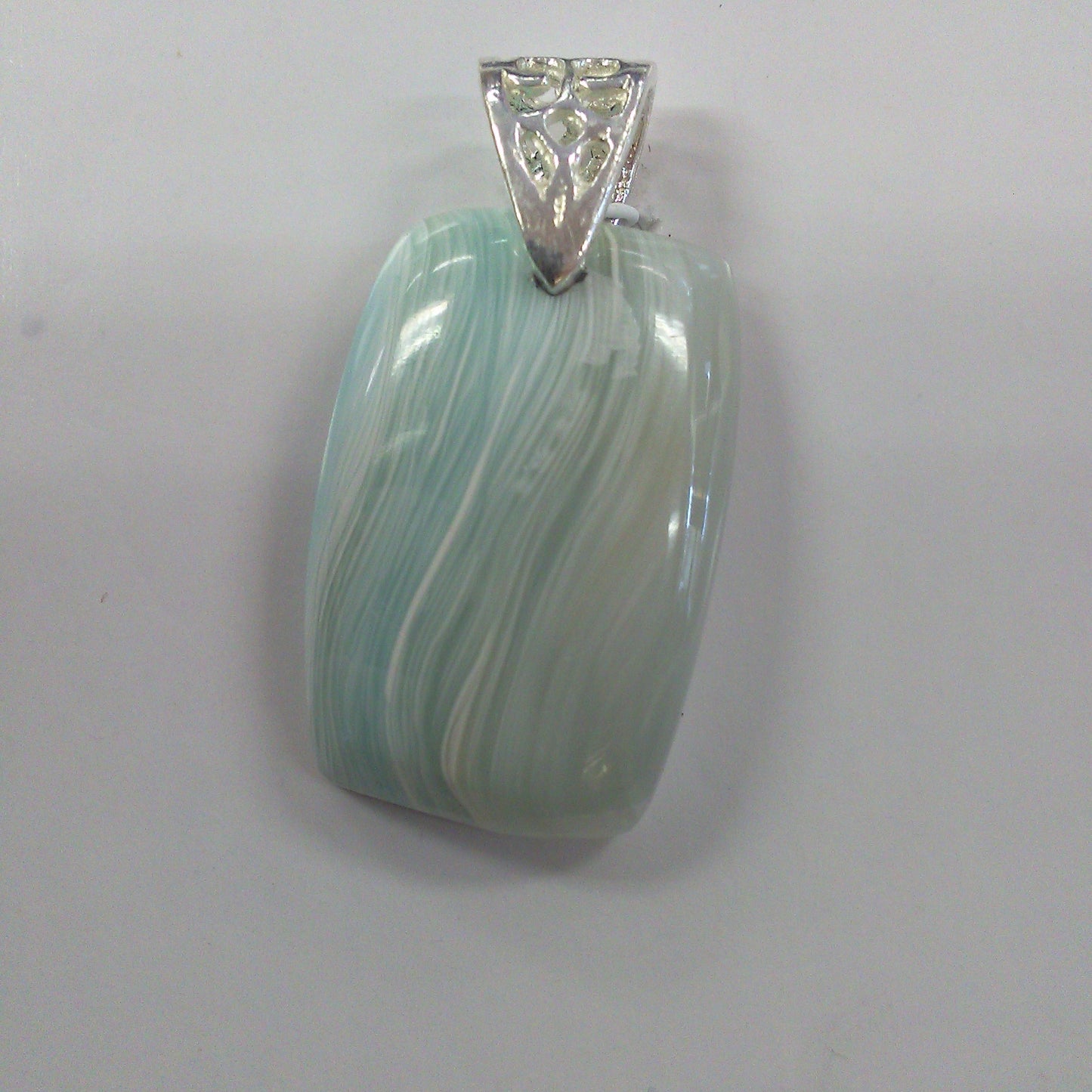 Aragonite Pendant - Rectangular