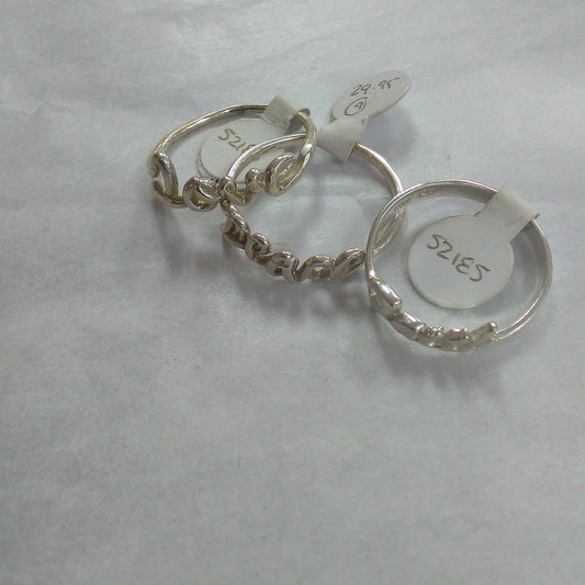 Silver Ring with Writing - Various Sizes