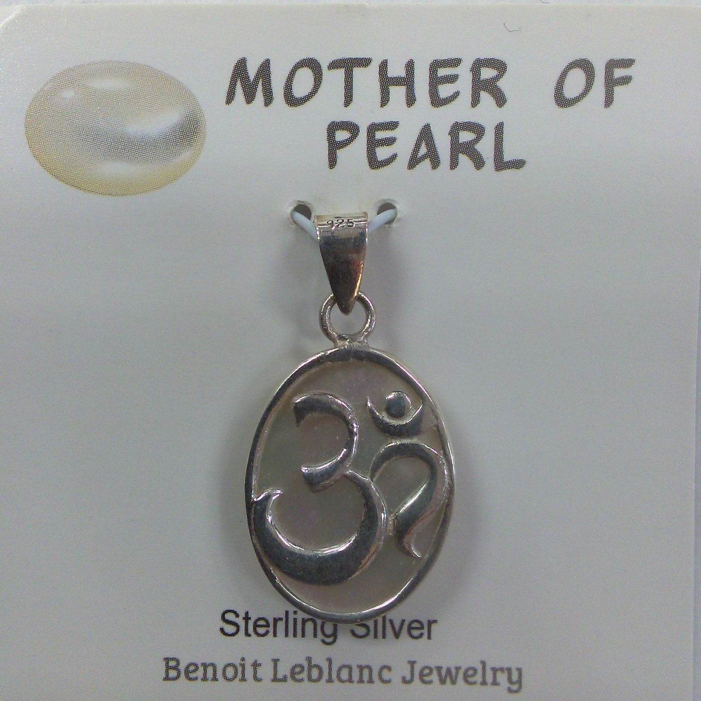 Mother of Pearl Om Pendant