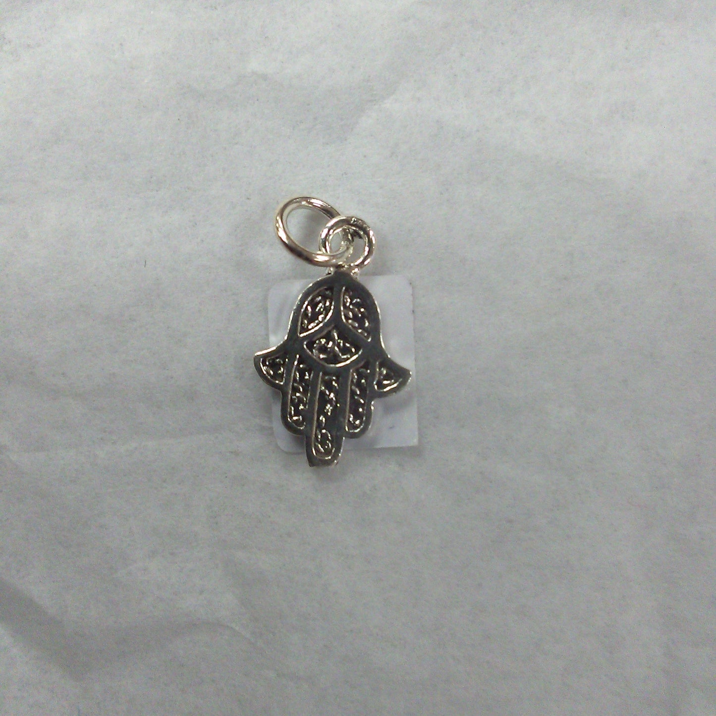 Small Hand of Fatima Silver Pendant