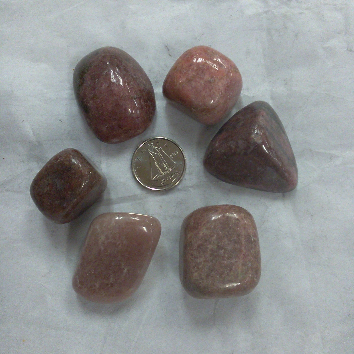 Medium Tumbled Rhodonite