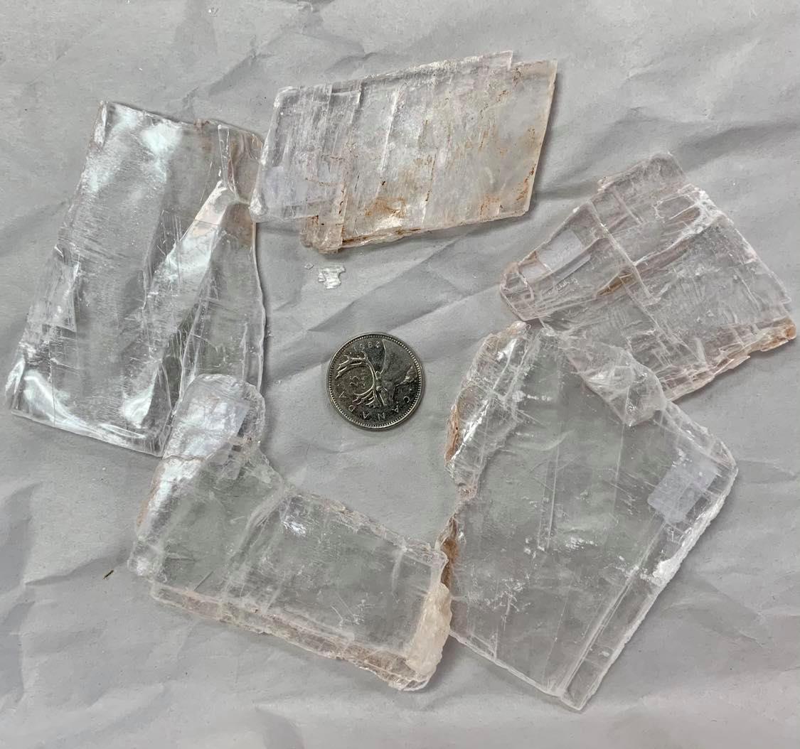 Natural Selenite Gypsum Slabs