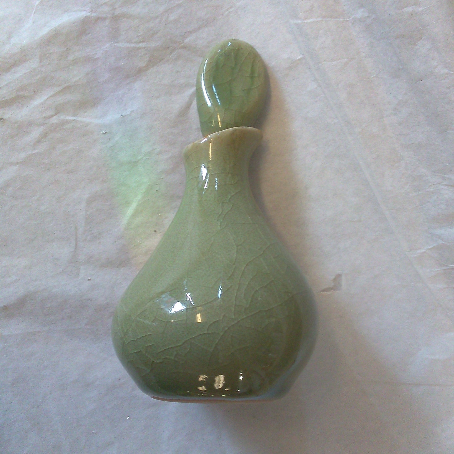 Ceramic oil bottle, large