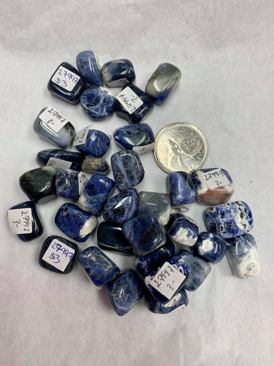 Tumbled Sodalite- small