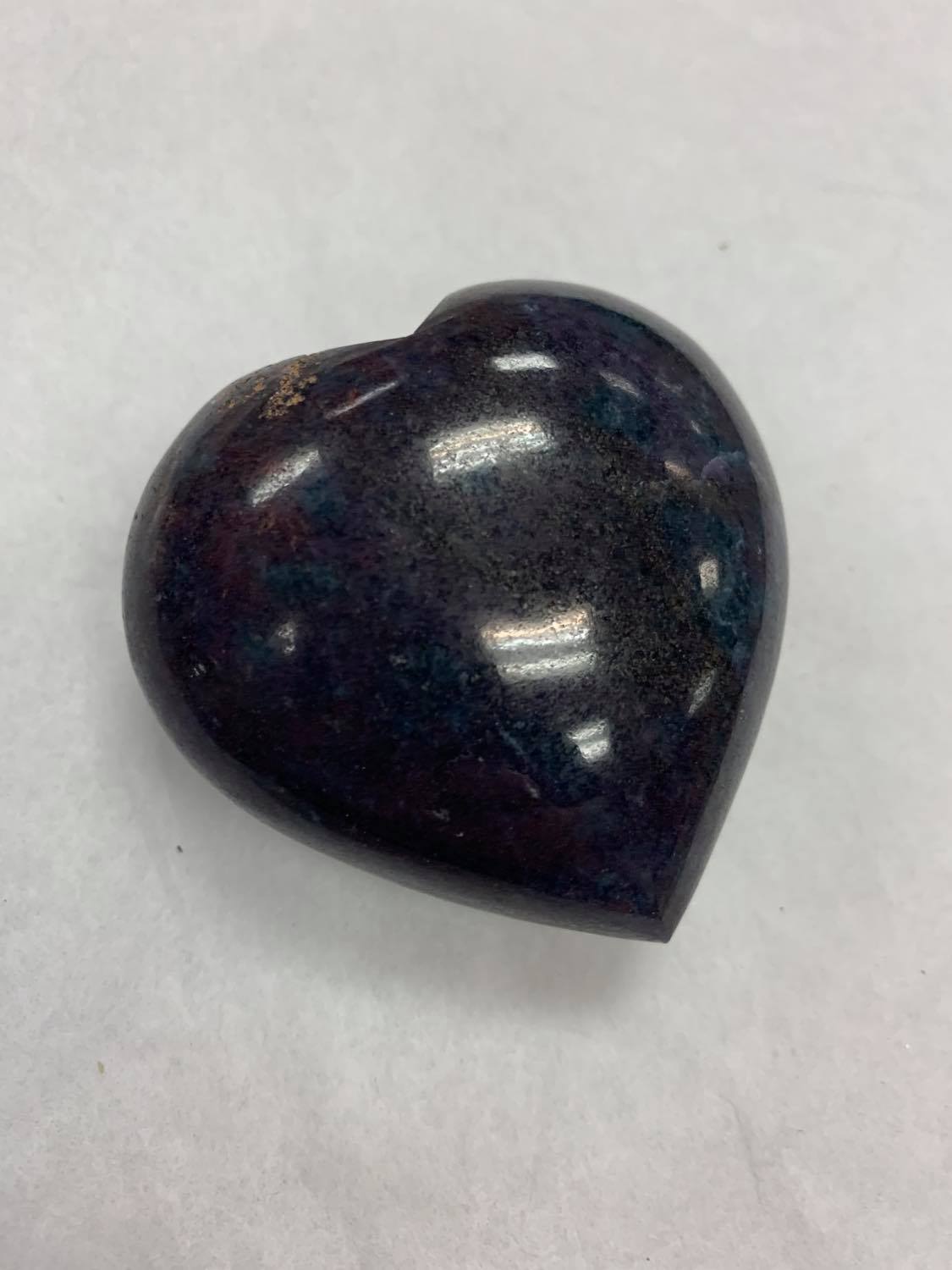 Ruby and Kyanite Heart