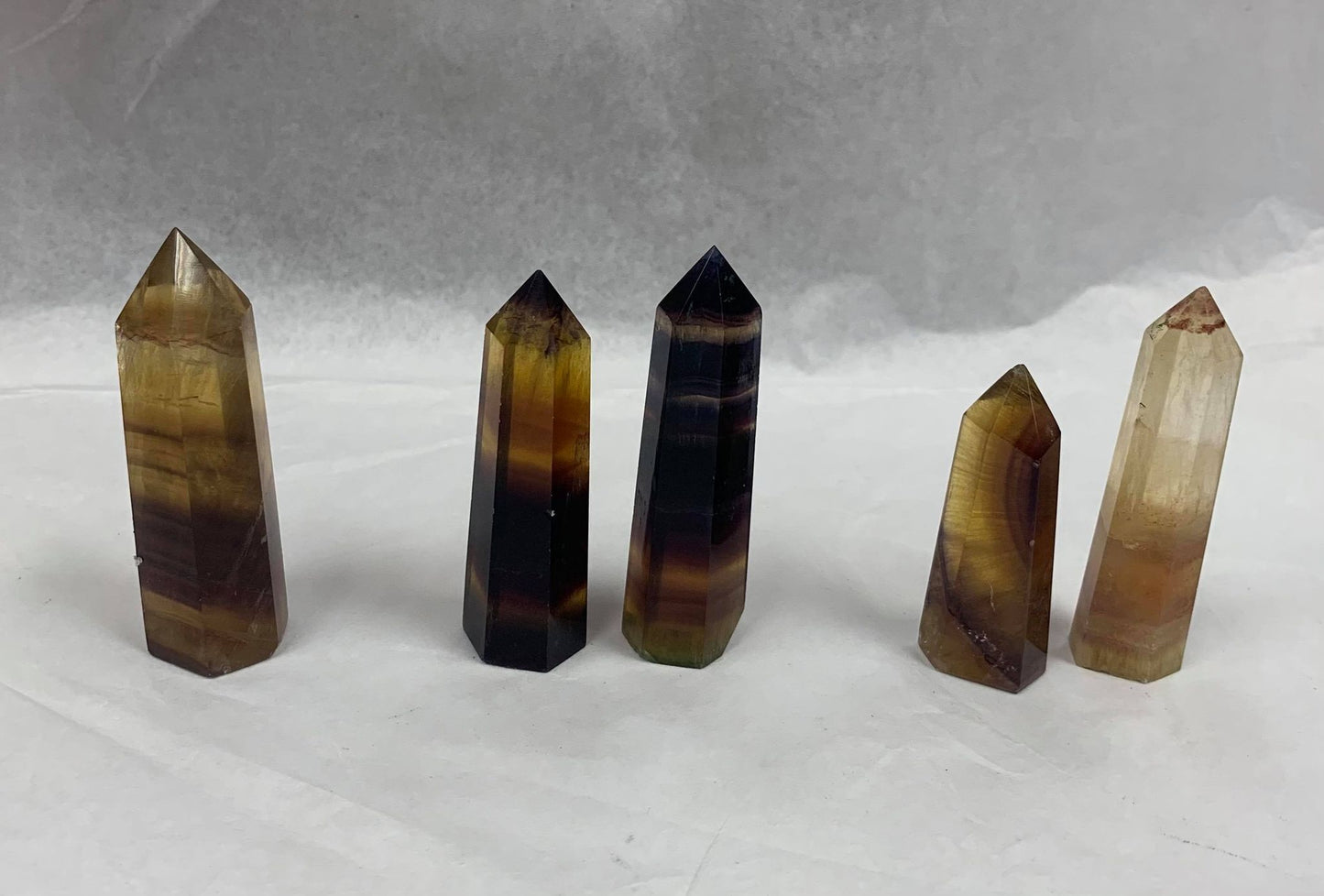 Honey Fluorite Points