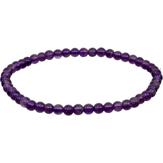 4mm Amethyst Bracelet