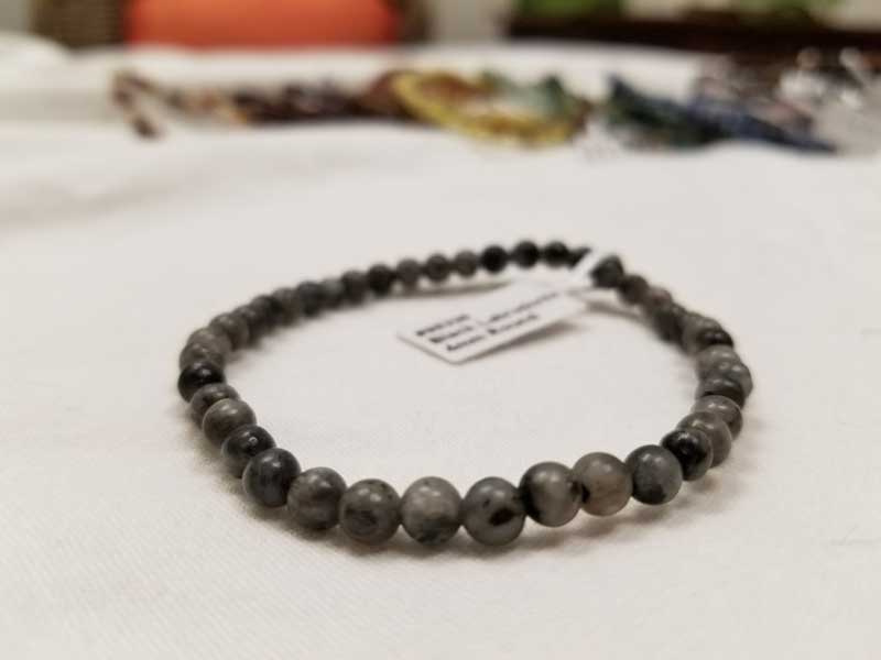 Black Labradorite Bracelet 4mm