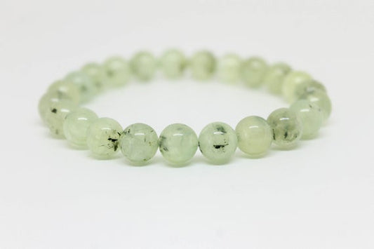 Prehnite Bracelet 6mm / 8mm