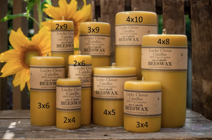 Beeswax Pillar Candles