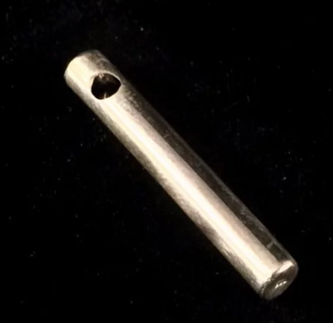 Silver Midi Cylinder Pendant