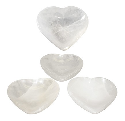 Selenite Heart Bowl