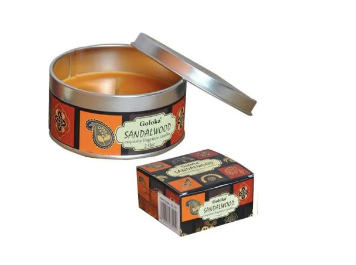 Sandalwood Travel Tin Candle