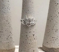 Wild Abandon - Lotus Ring - Silver Plated