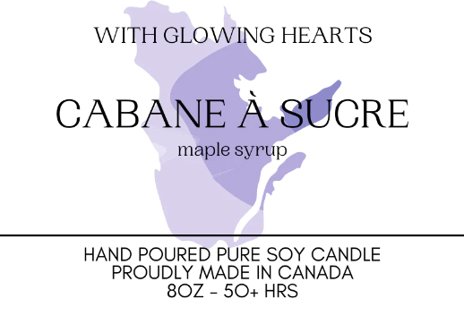 Serendipity Candles - Glowing Hearts - Ontario / Quebec Inspired