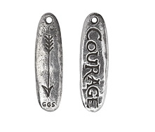 Pewter Courage/Kindess Pendant