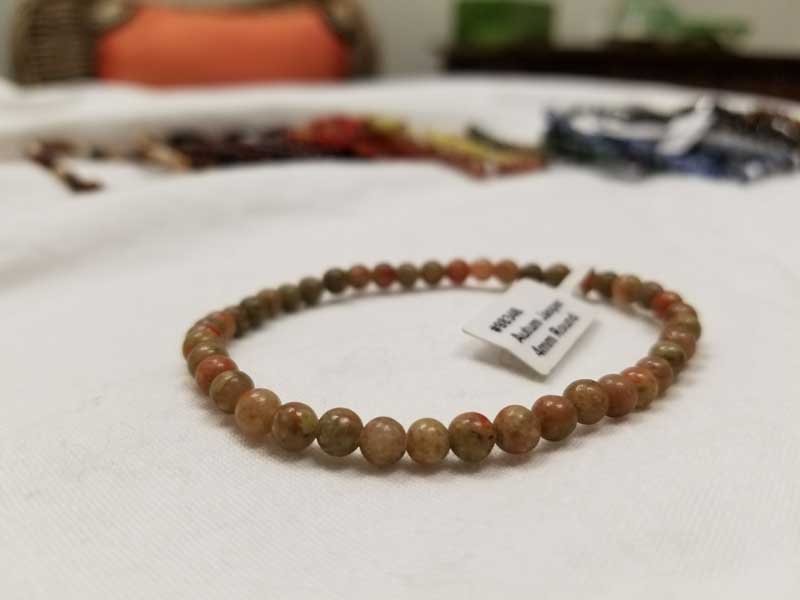 Autumn Jasper 4mm Bead Bracelet
