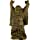 VOLCANIC STONE STATUE/STANDING HAPPY BUDDHA-9.5″
