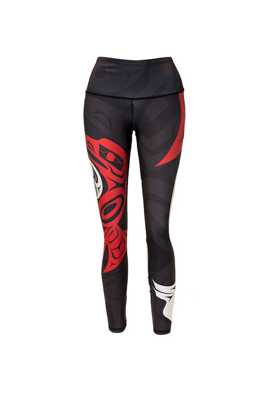 NoMiNoU Yoga Pants -Eagle & Raven - Yin Yang