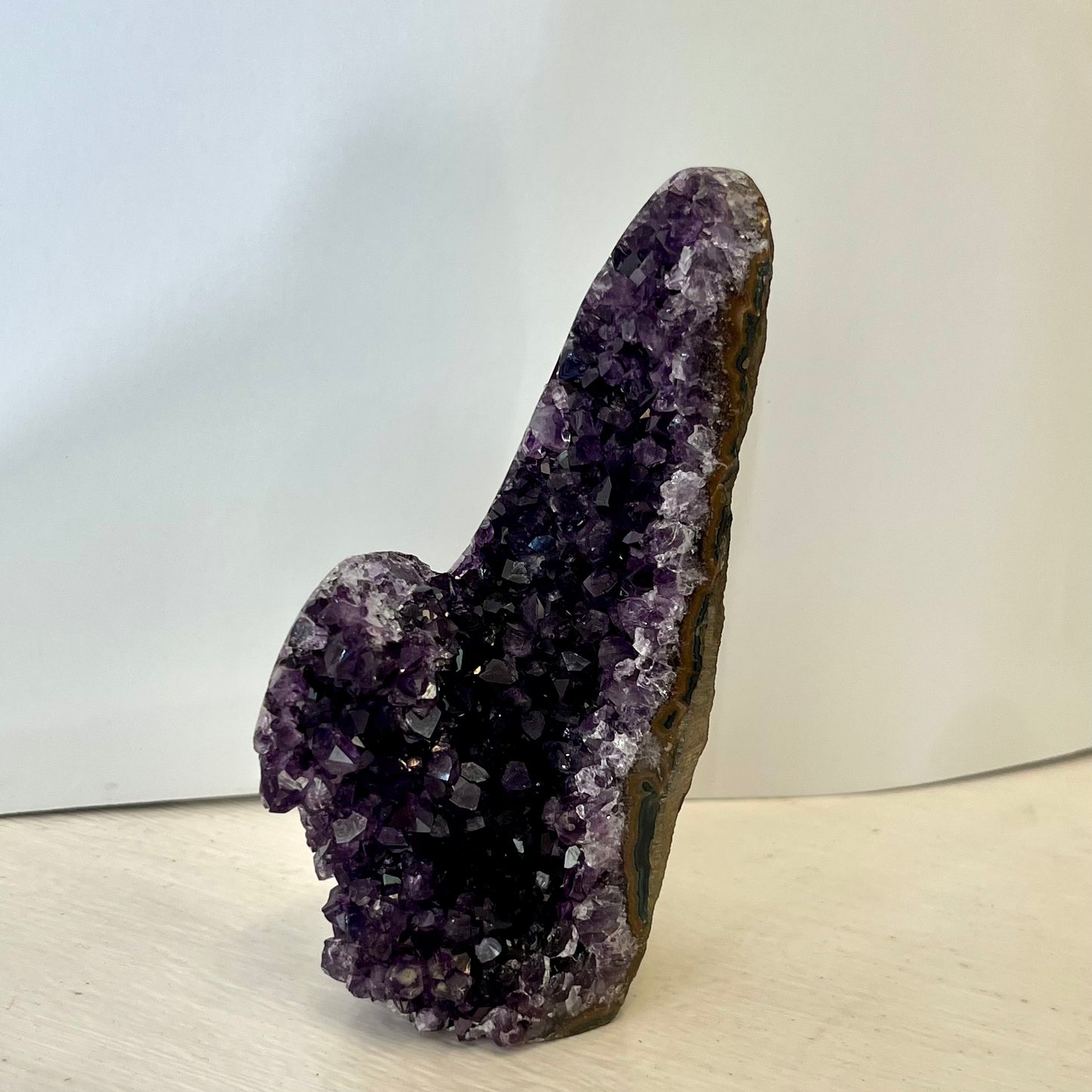 Amethyst Geode, cactus shape