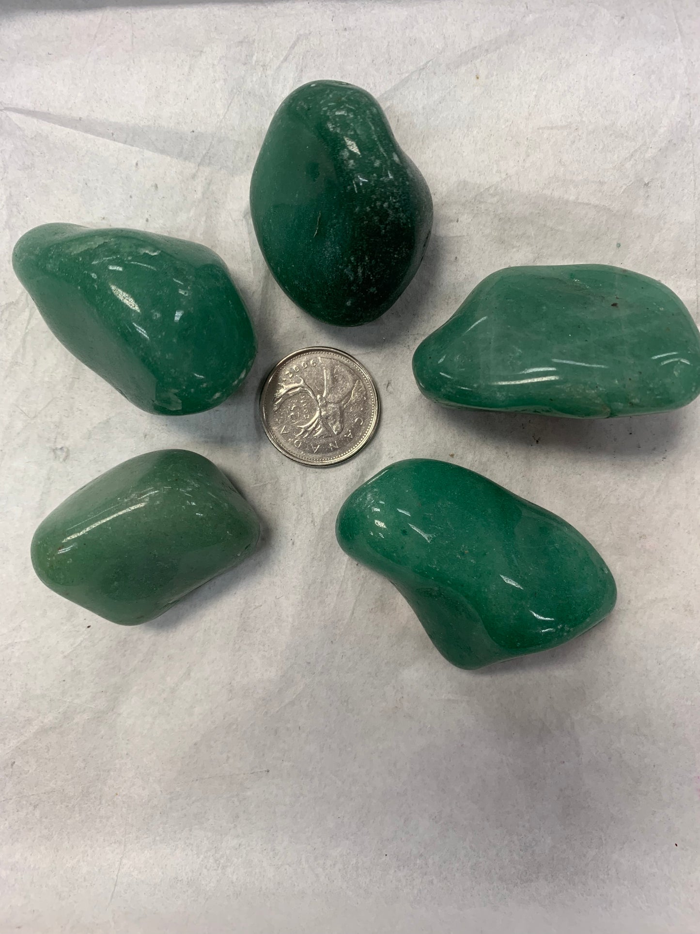 Large Tumbled Green Aventurine