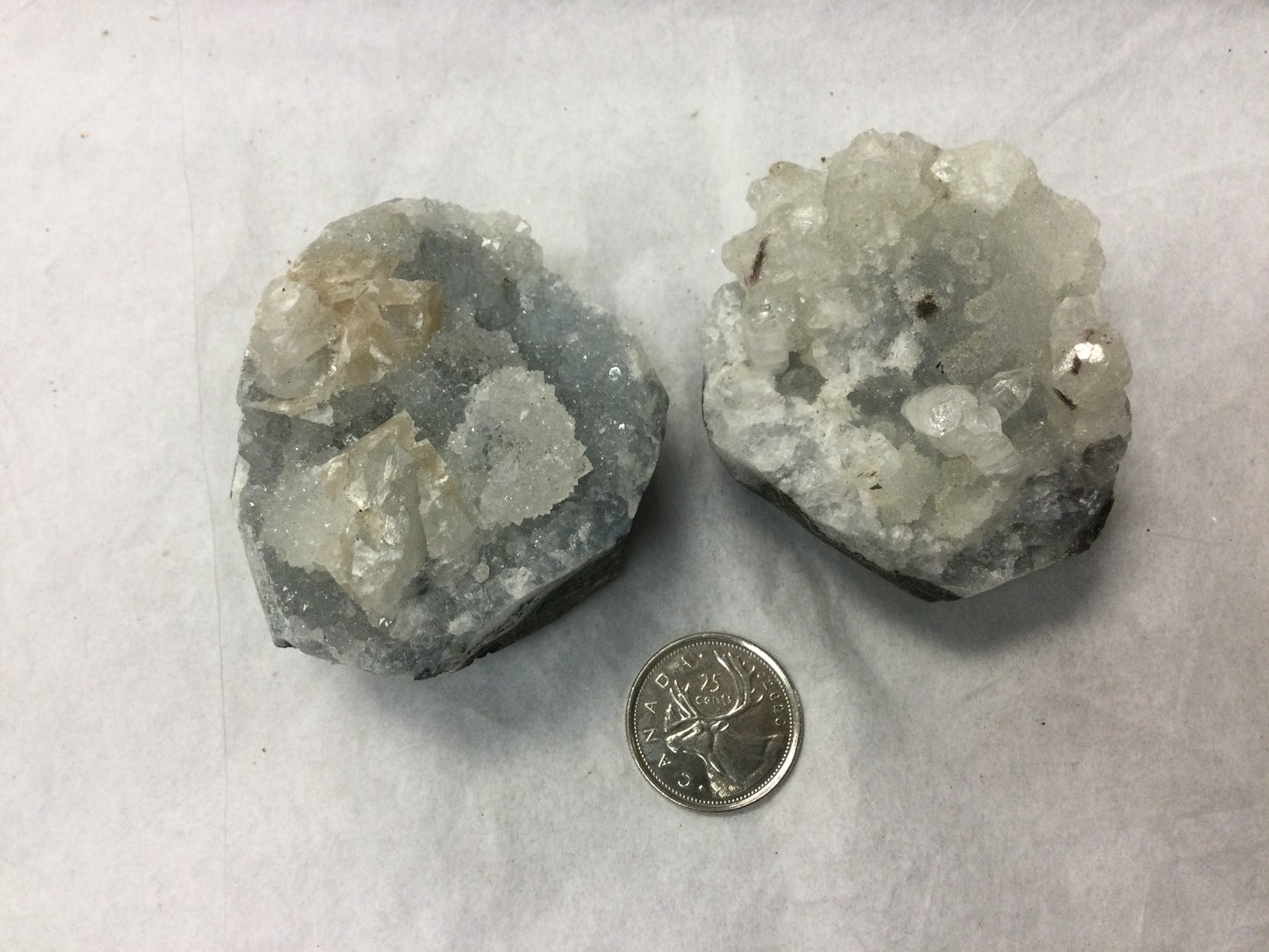 Blue Grey Apophyllite cluster, medium