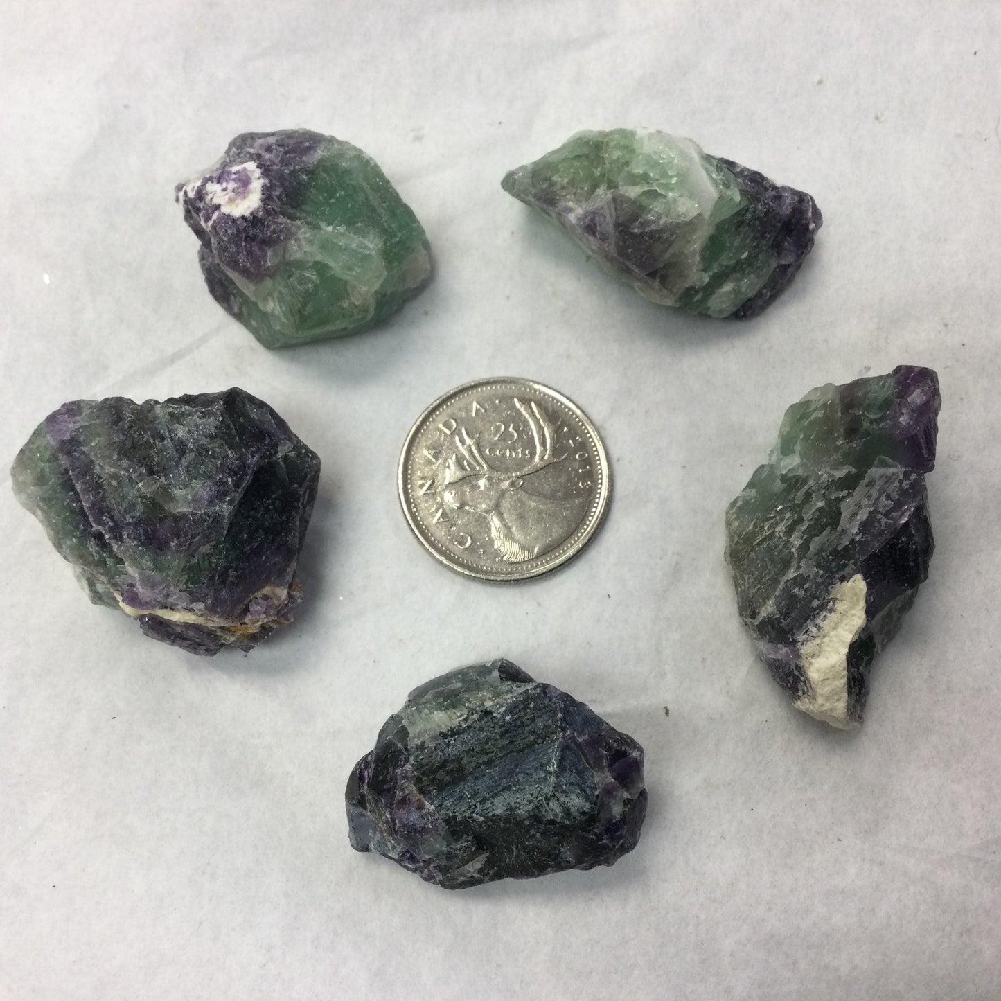 Rough Rainbow Flourite Chunks