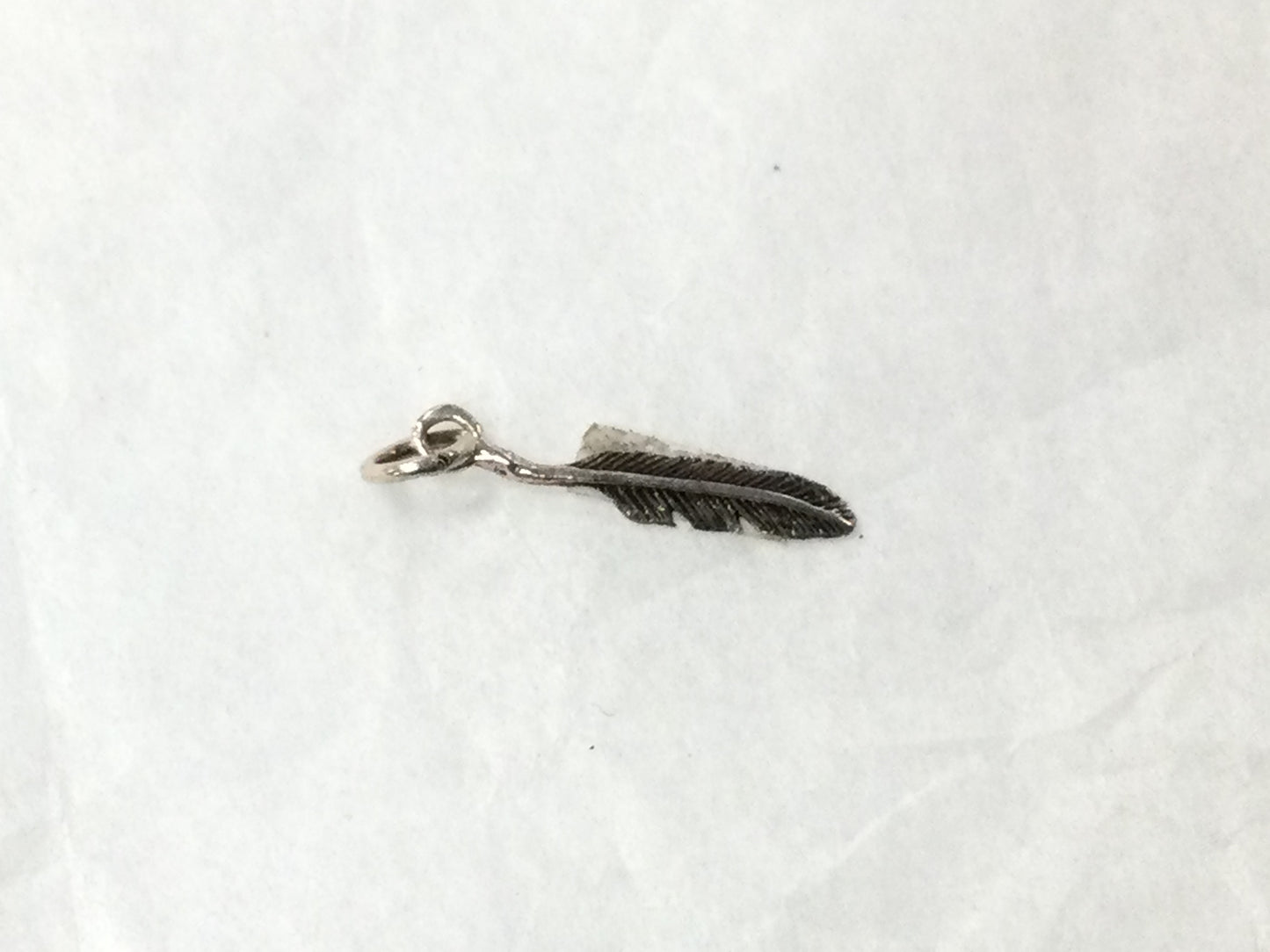 Silver Feather Pendant