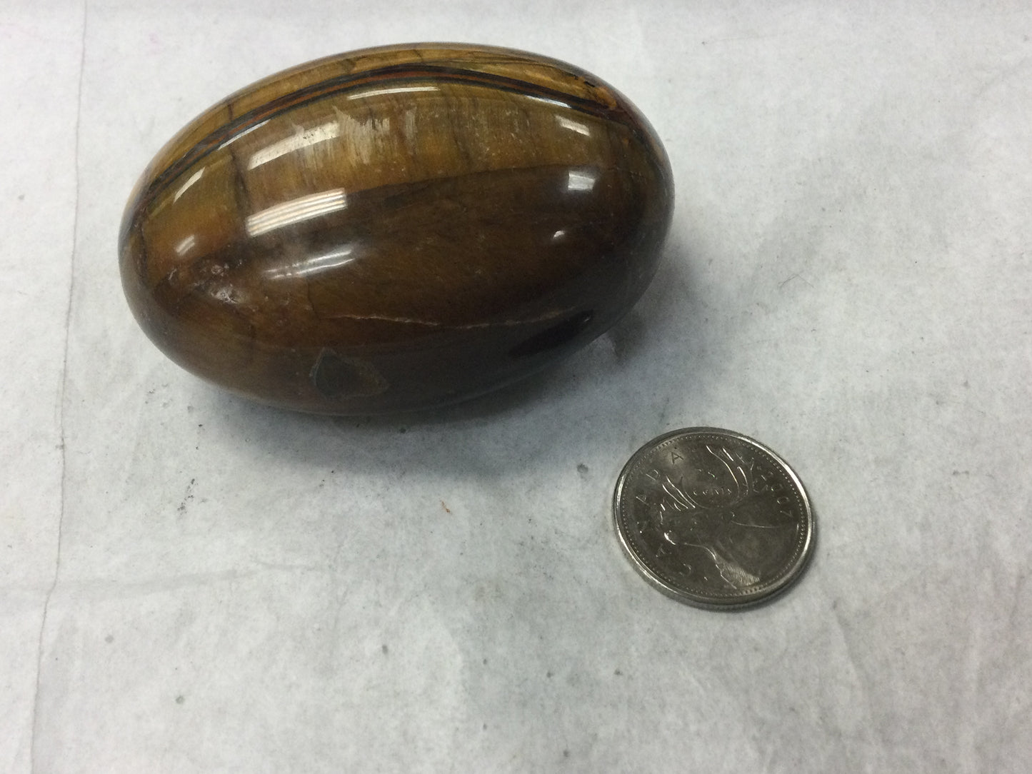 Large Tiger Eye Palm stone