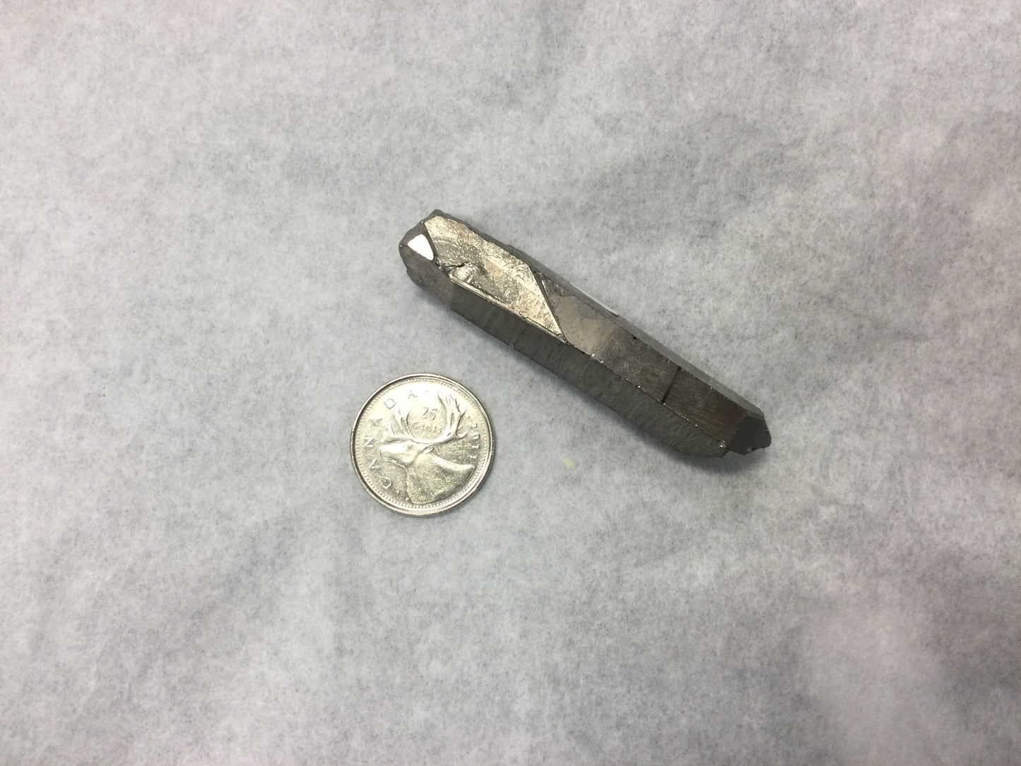 aura quartz, silver