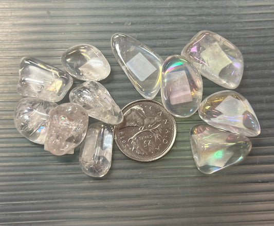 Tumbled Angel Aura Quartz