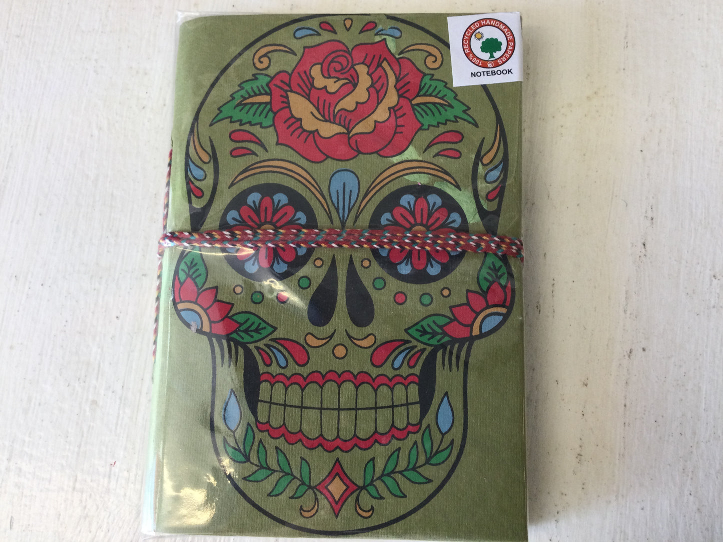 Skull blank note book