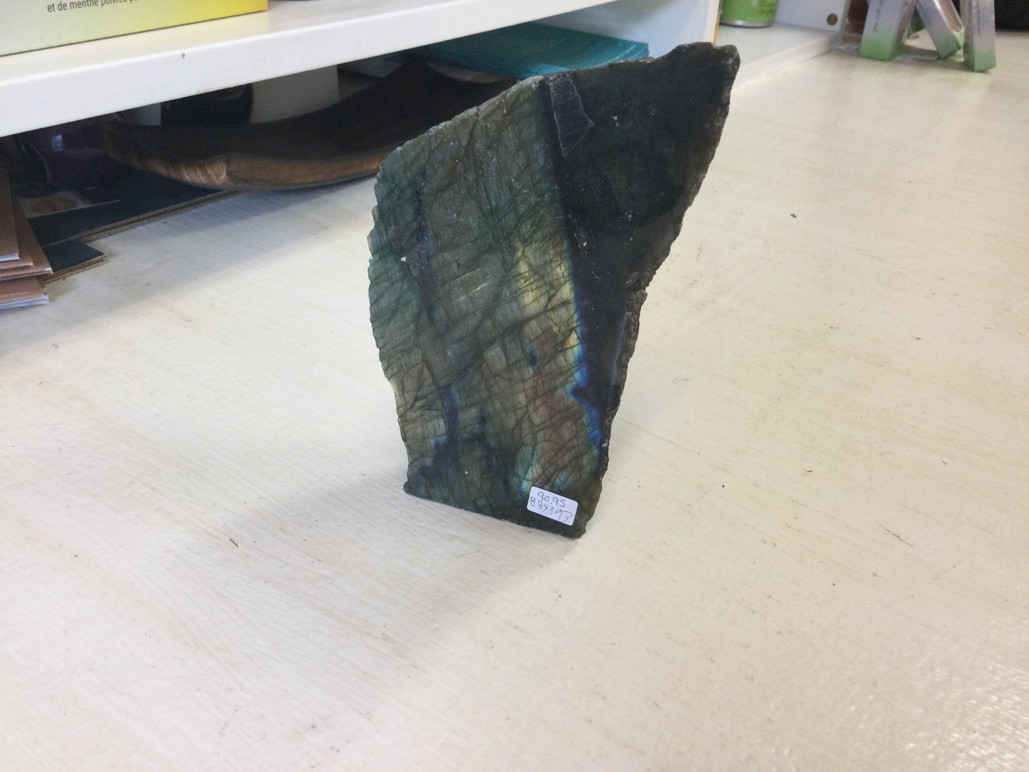 Large Freestanding Labradorite Slab