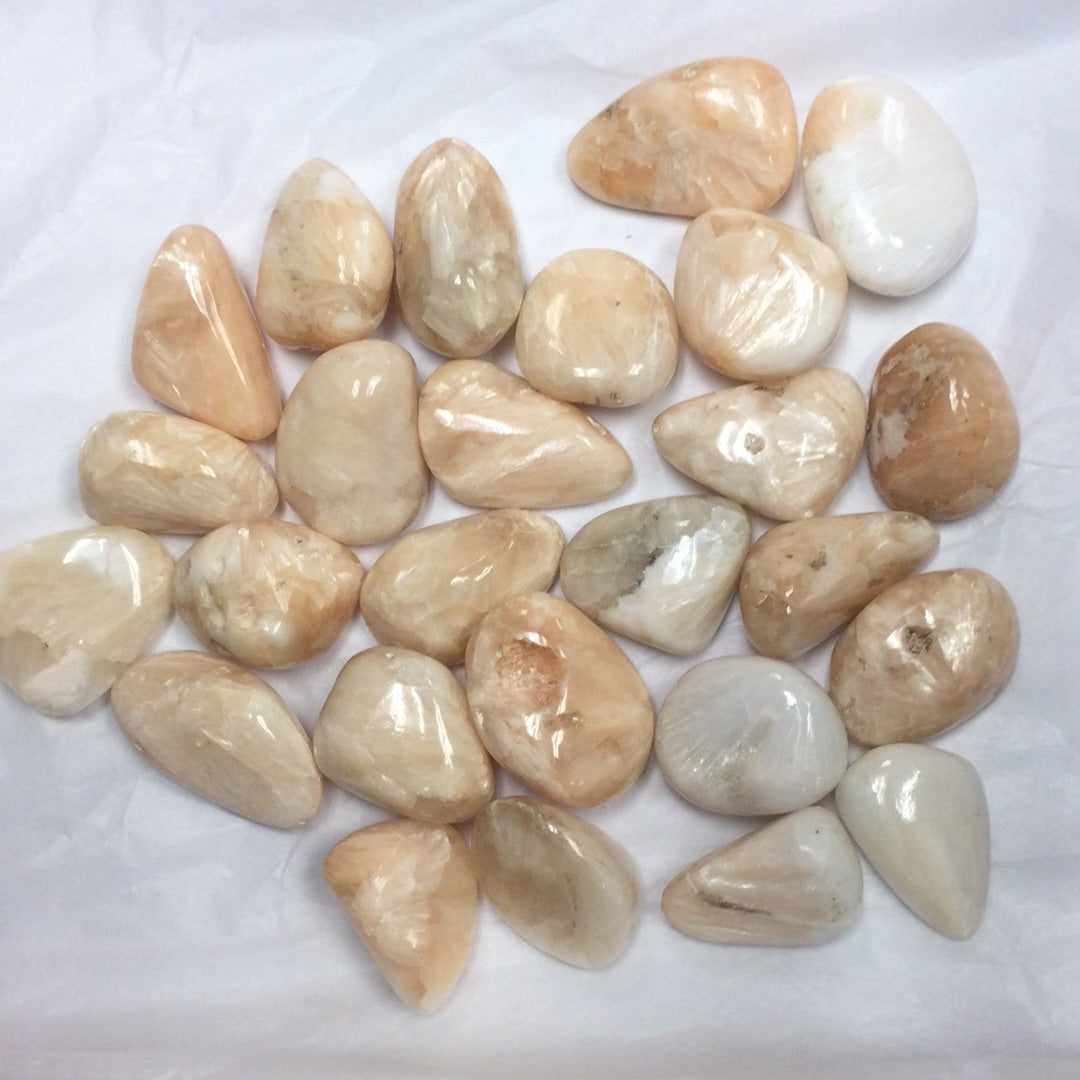 Stilbite Tumbled