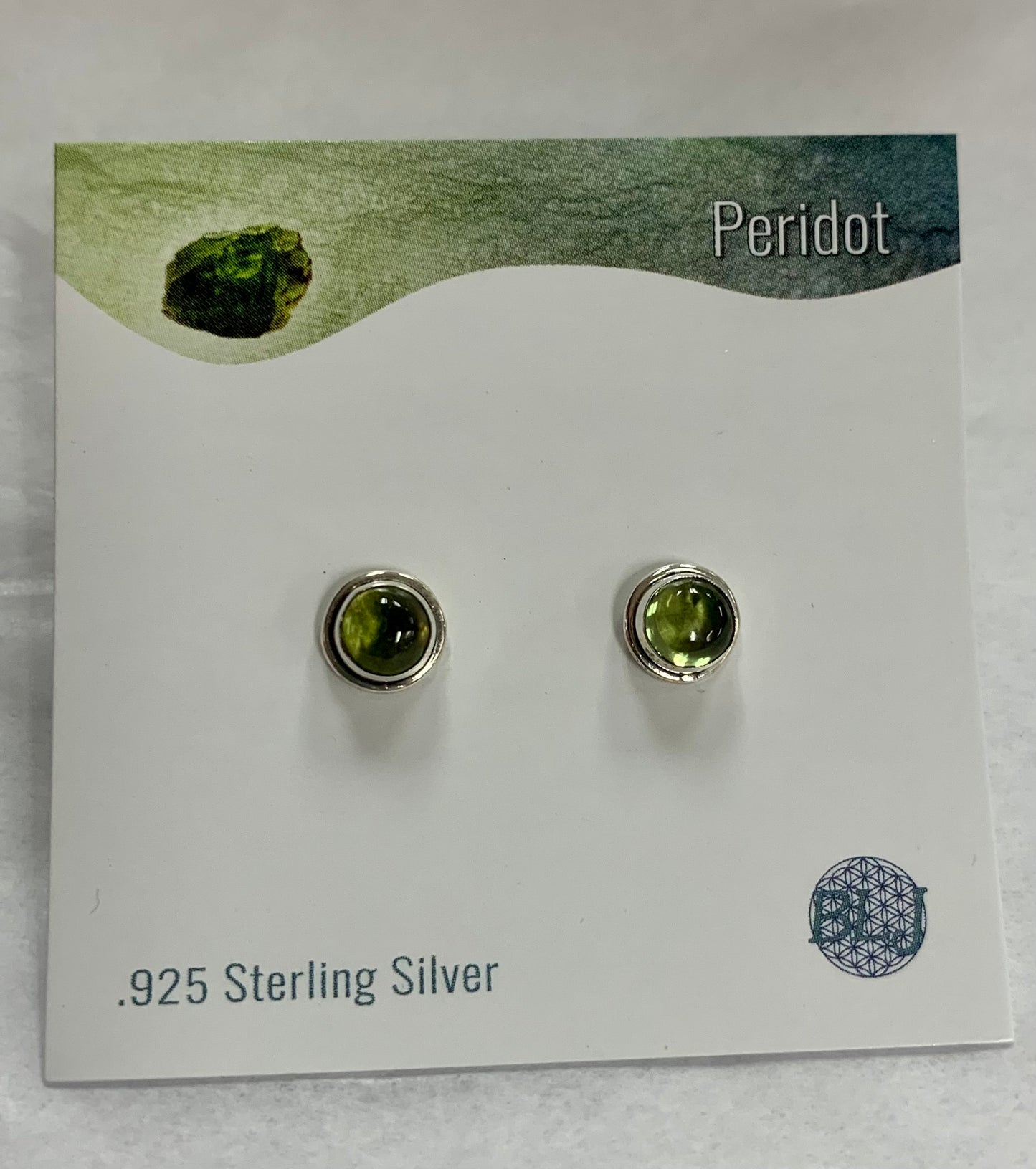 Peridot Stud Earrings