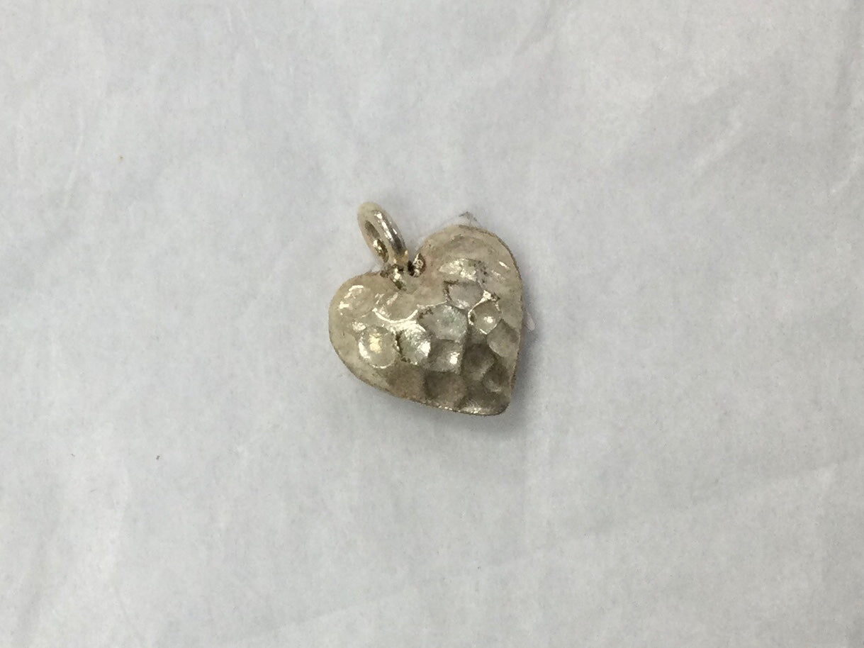 Silver Heart Pendant 10mm