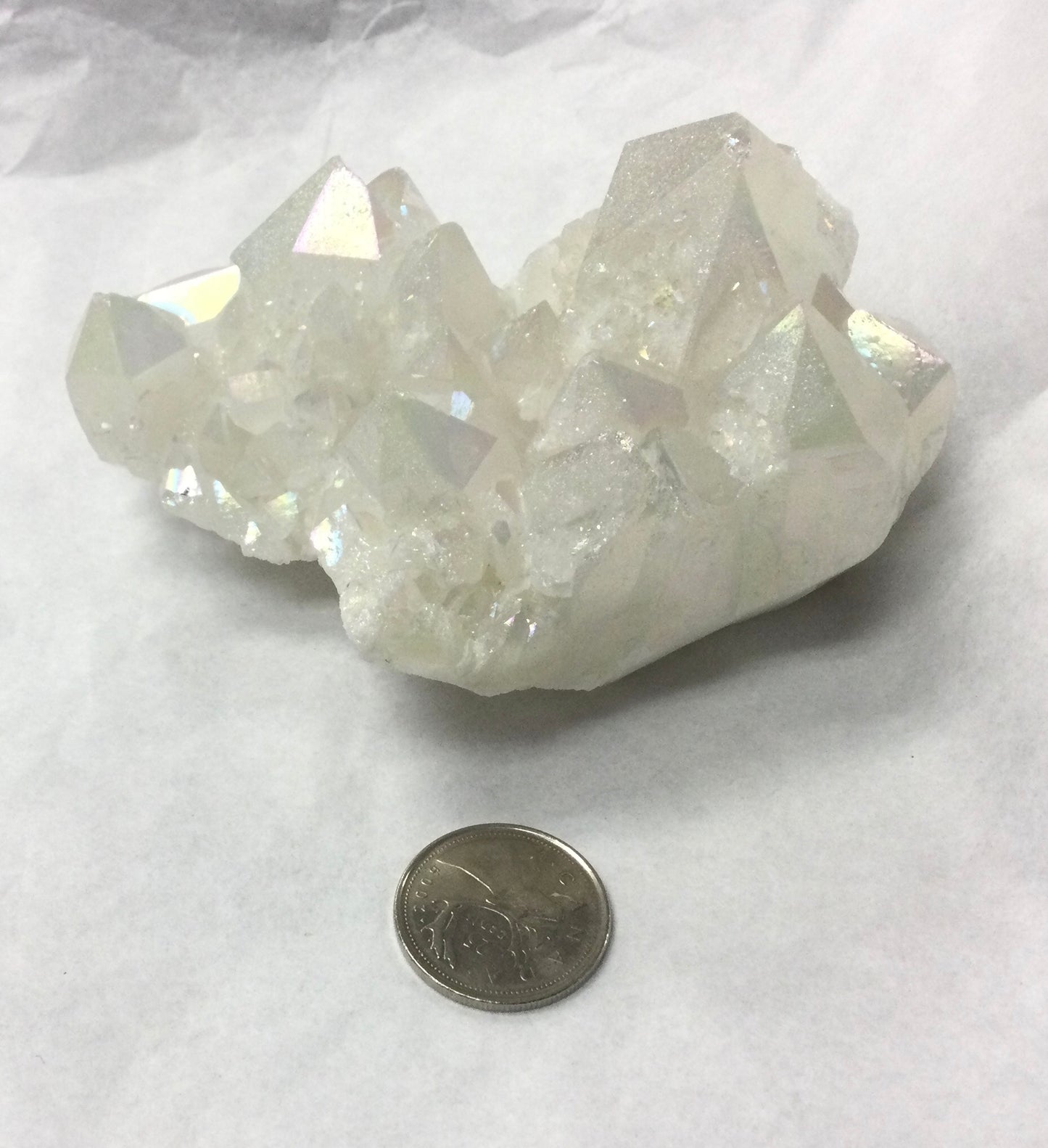 White Angel Aura Quartz