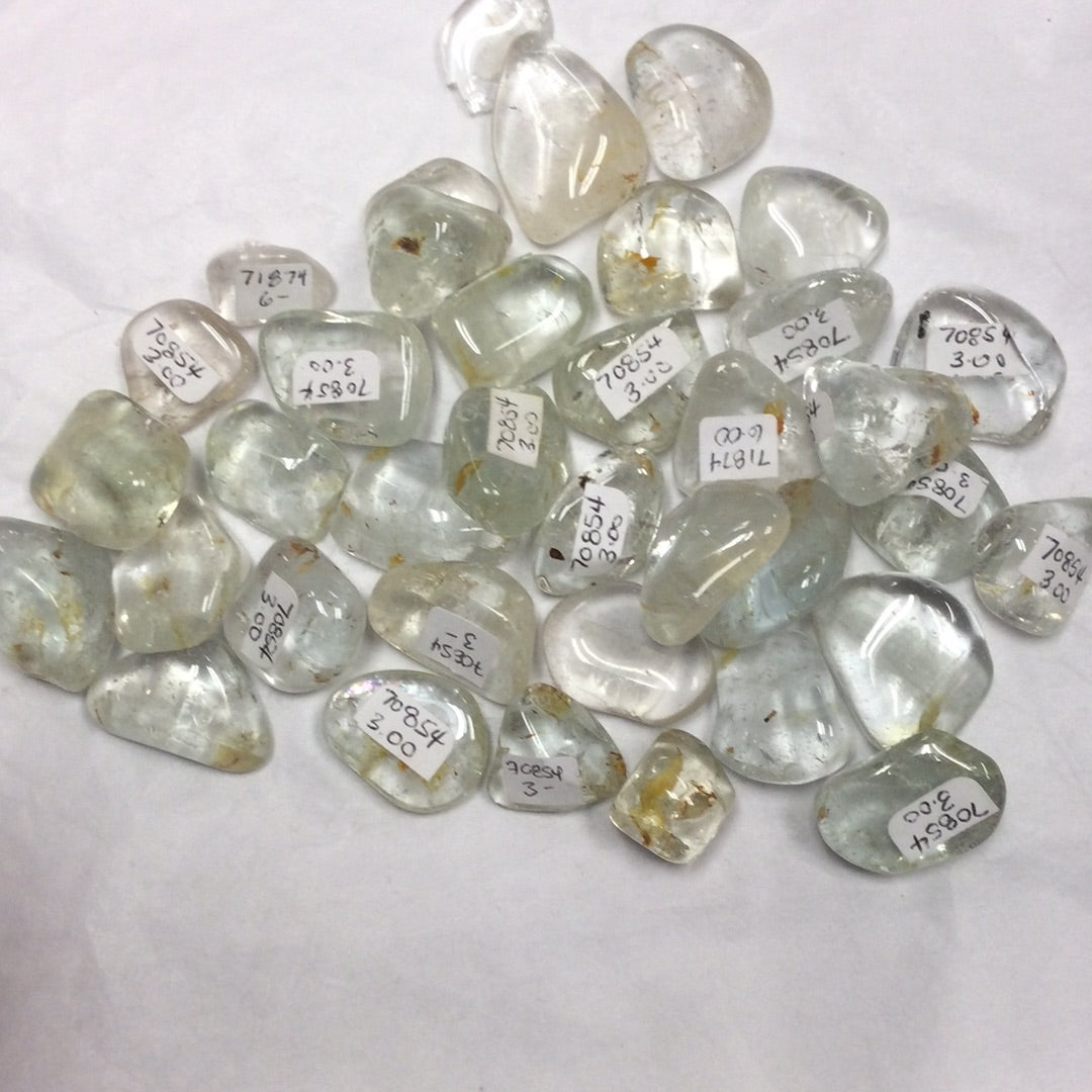 Tumbled Silver Topaz