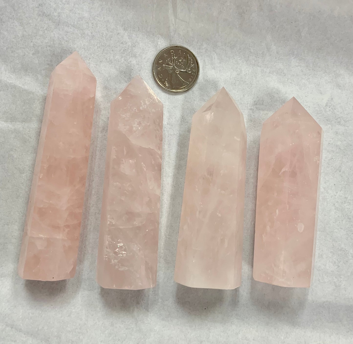 Rose Quartz Point Approx. 4”