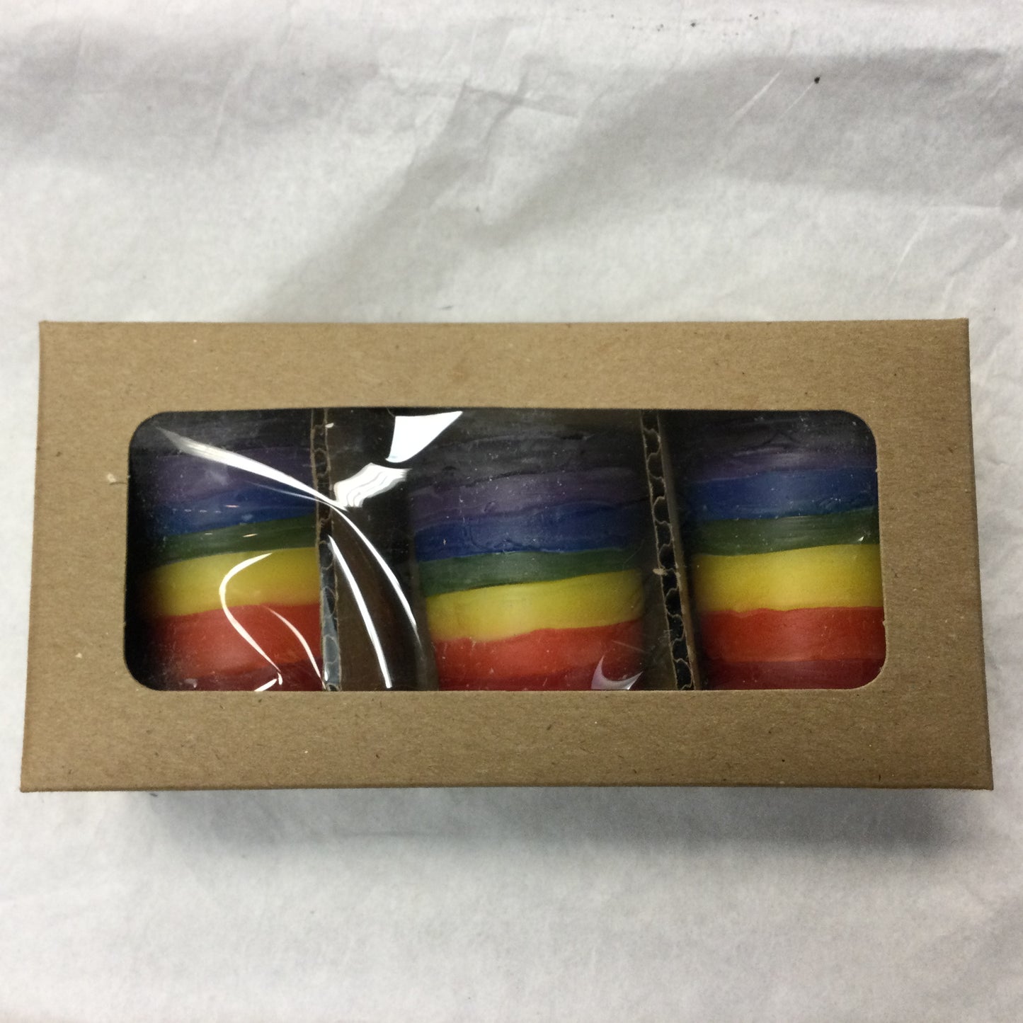 Soy Wax Chakra Votive Candle Set of 3